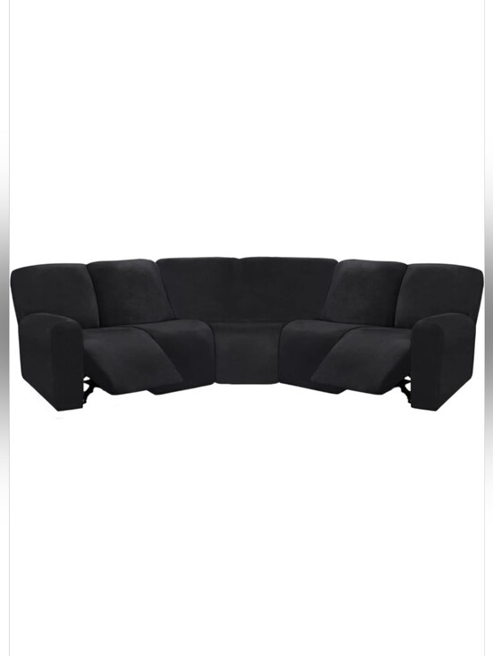 Other - Luxury Black Reclining Sectional Sofa Cover Bring The Old Into New Again
